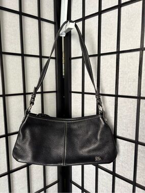 The Sak Black Pebbled Leather Shoulder Bag